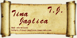 Tina Jaglica vizit kartica